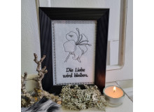 ITH Postkarte - Trauerkarte Die Liebe wird bleiben